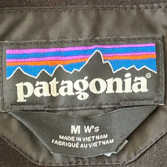 Patagonia Down With It Parka, Black, Women's M, knee-length down, like new - Picture 3 of 9